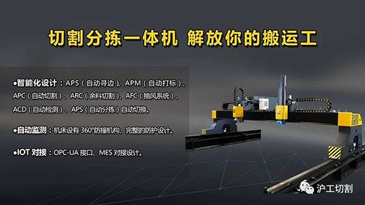 威廉希尔中文官网全自动等离子切割分拣一体机