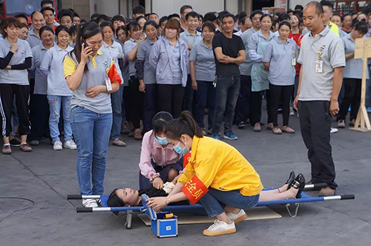 上海威廉希尔中文官网2019年上半年消防演习现场 上海威廉希尔中文官网2019年上半年消防演习现场